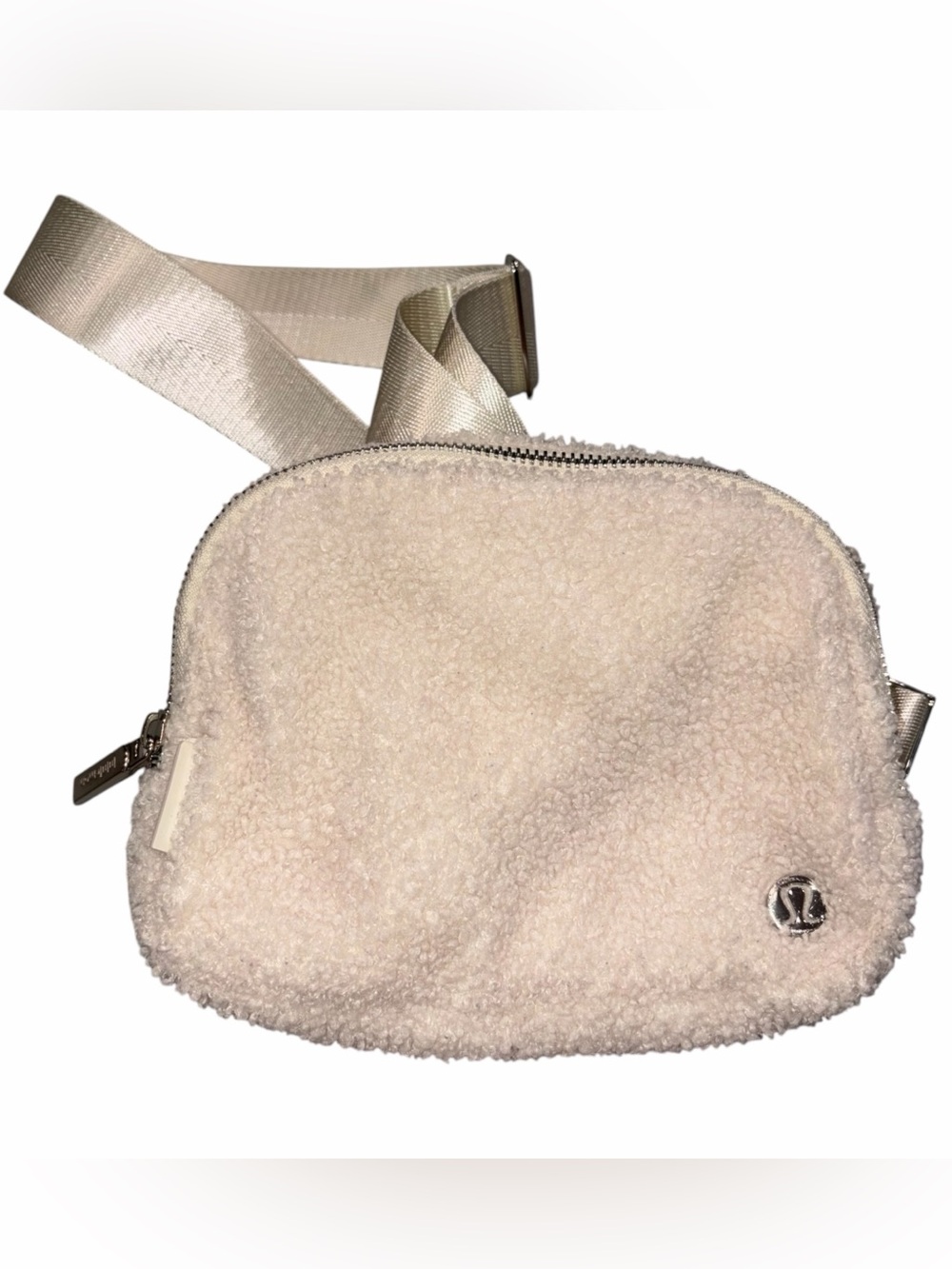 Lululemon Ivory Plush Sherpa Fleece 1L Everywhere Belt Bag